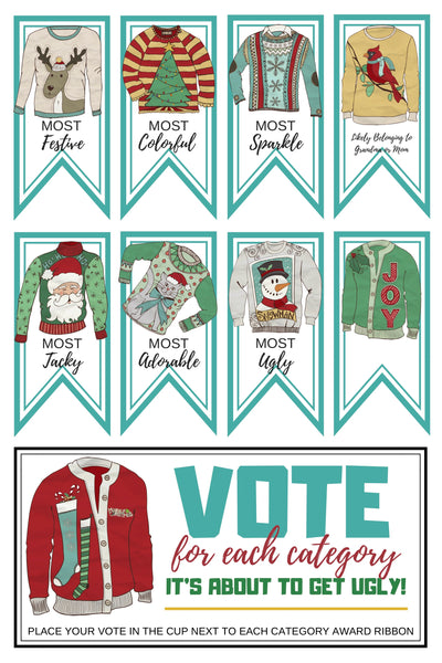 Ugly Sweater Party Decor Pack