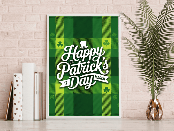 St. Patrick's Day - Happy St. Patrick's Day Print