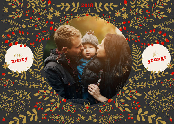 Hand Drawn Flower Frame