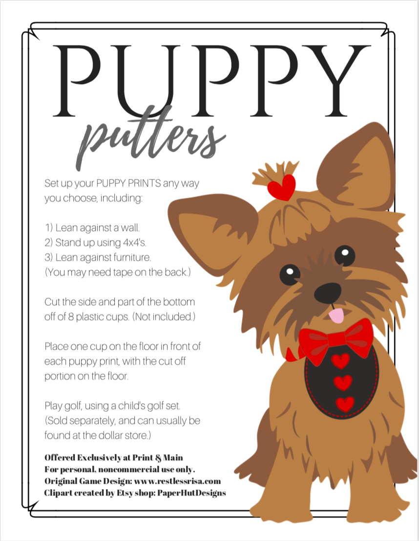 Puppy Putters Golf Game