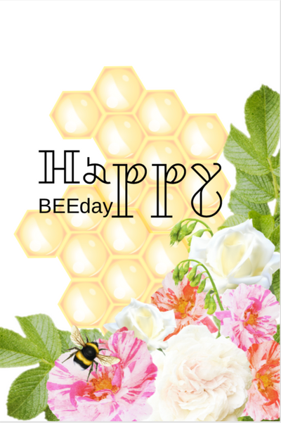 Happy BEE Day Sign