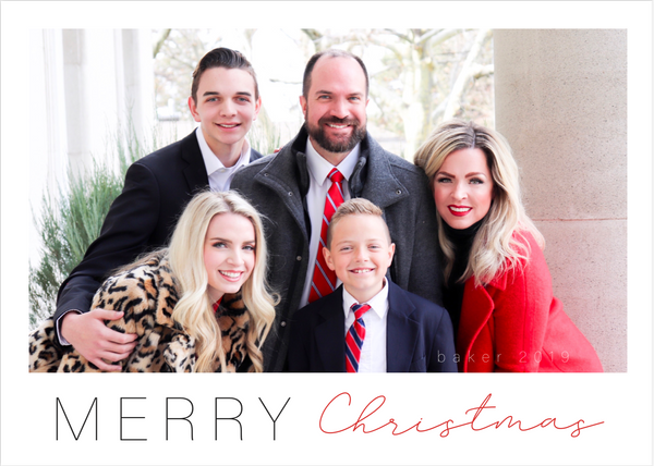 Merry Christmas Cursive