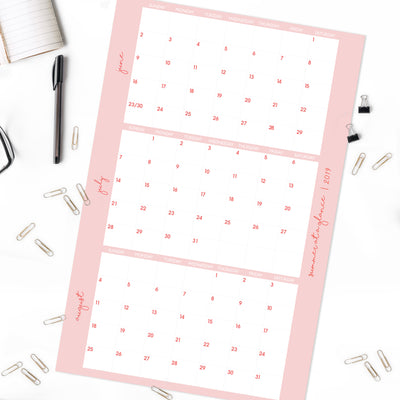 Summer at a Glance - Pink Modern