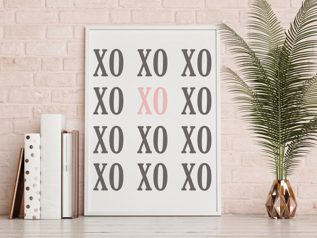 XOXO Modern Print
